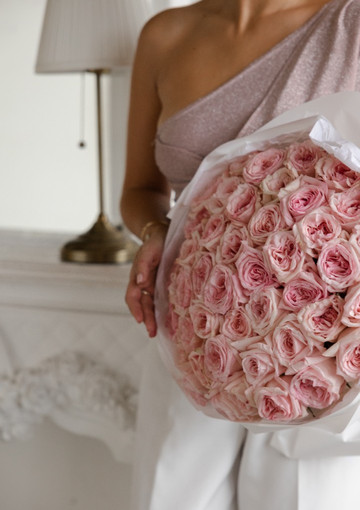 Роза «Pink O'Hara» 25 штук — купить с доставкой
